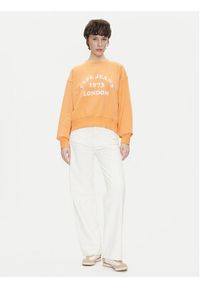 Pepe Jeans Bluza Venus PL581487 Pomarańczowy Loose Fit. Kolor: pomarańczowy. Materiał: bawełna #3