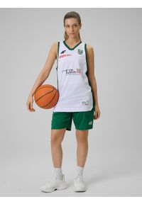 4f - 4F Koszulka meczowa replika domowa z sezonu 2025/26 męska 4F x AZS UMCS Lublin - biała S. Kolor: biały. Materiał: materiał. Wzór: nadruk #2