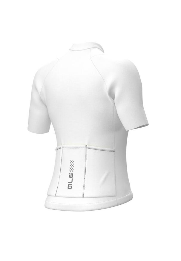 ALÉ CYCLING - Koszulka rowerowa damska Alé Cycling Solid Color Block 2.0. Kolor: biały