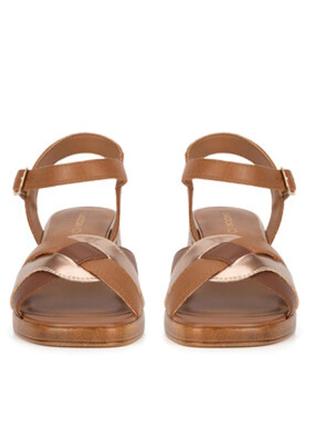 Lasocki Sandały RST-3248-05 Brązowy. Kolor: brązowy. Materiał: skóra