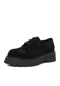 Badura Półbuty EO-ARLETH-25FW12 Czarny. Kolor: czarny. Materiał: zamsz, skóra #4