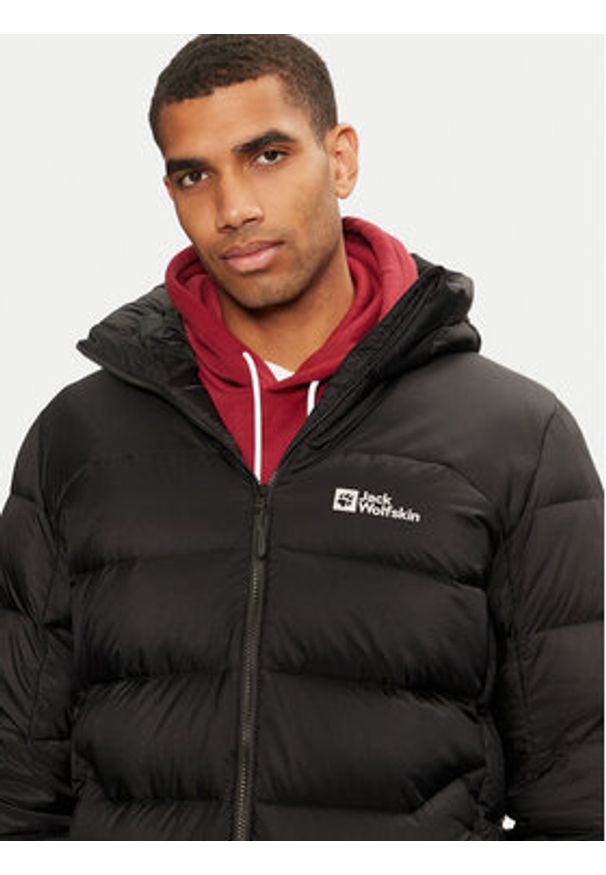 Jack Wolfskin Kurtka puchowa Nebelhorn A61827 Czarny Regular Fit. Kolor: czarny. Materiał: syntetyk