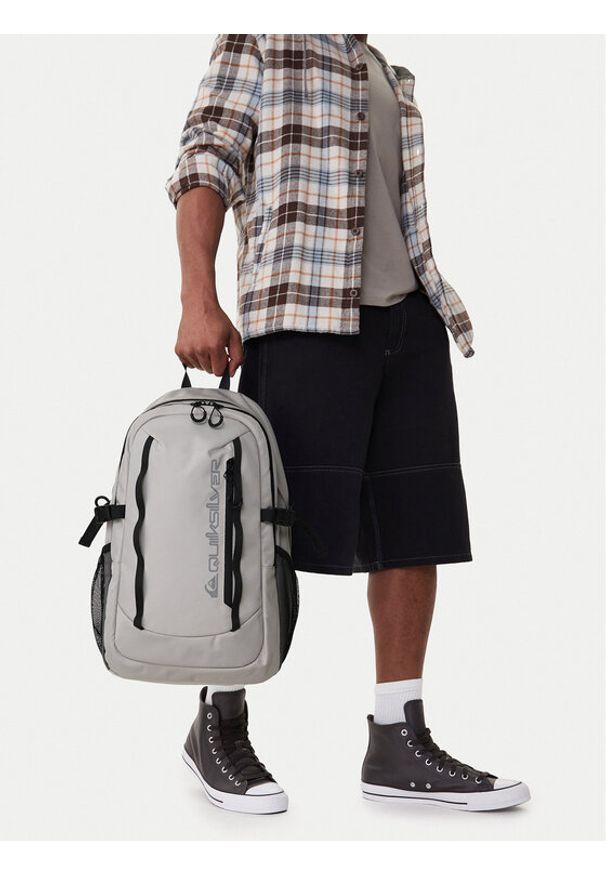 Quiksilver Plecak CEOWB-QUIC-F-001-09 Szary. Kolor: szary. Materiał: materiał