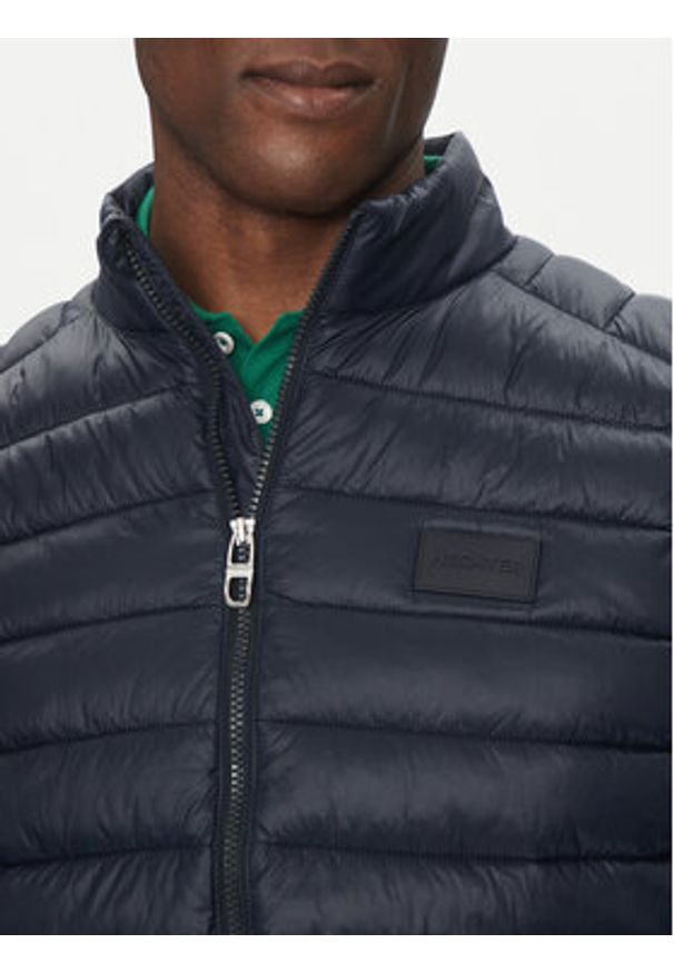 Hechter Paris Kamizelka 40610 100238 Granatowy Regular Fit. Kolor: niebieski. Materiał: syntetyk. Długość rękawa: bez rękawów