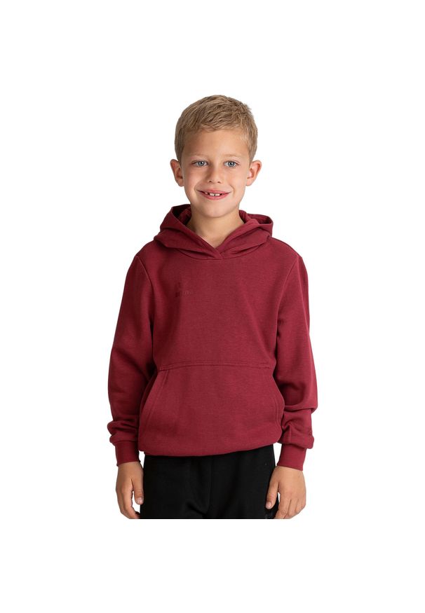 ERIMA - Bluza dziecięca z kapturem Erima Basic. Typ kołnierza: kaptur. Kolor: czerwony