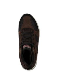 skechers - Buty Skechers Trekkings Ironhide, Mężczyźni. Kolor: brązowy. Materiał: zamsz, materiał
