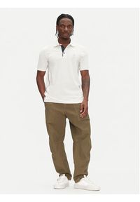 Aeronautica Militare Polo 251PO1868P347 Écru Regular Fit. Typ kołnierza: polo. Materiał: bawełna