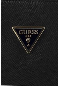 Guess - GUESS Czarna torebka Noelle. Kolor: czarny. Materiał: skórzane #5