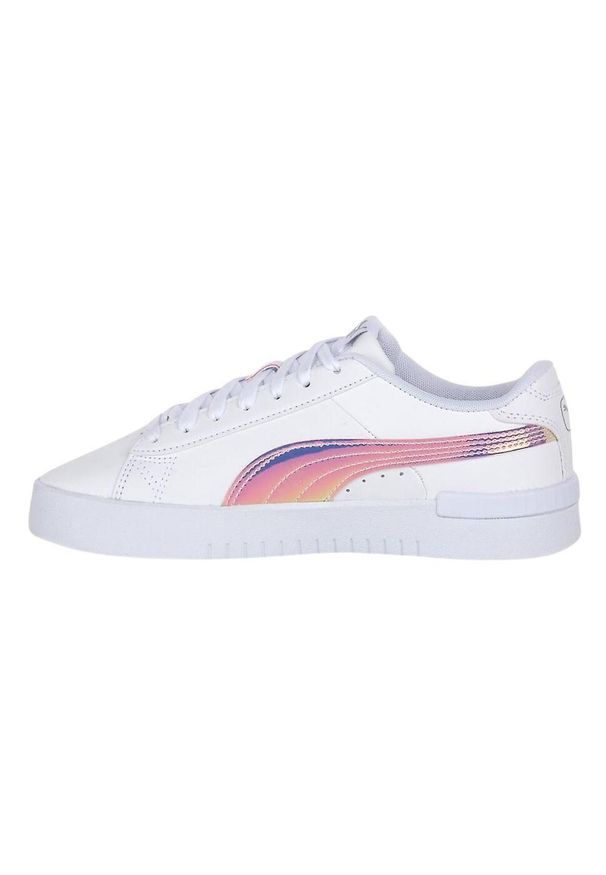 Puma - Damskie Skórzane Buty Sportowe Jada Z Hologramem. Kolor: biały. Materiał: skóra. Styl: sportowy