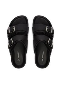 Karl Lagerfeld - KARL LAGERFELD Klapki Kaden KL72106 Czarny. Kolor: czarny. Materiał: skóra #5