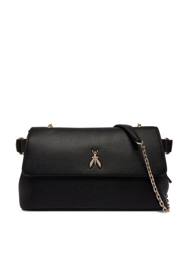 Patrizia Pepe Torebka 8B0306/L162-K103 Czarny. Kolor: czarny. Materiał: skórzane