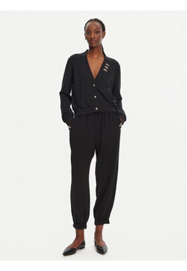 Liu Jo Sport Spodnie materiałowe TA5138 TS923 Czarny Regular Fit. Kolor: czarny. Materiał: syntetyk. Styl: sportowy