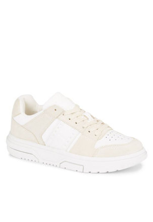 Tommy Jeans Sneakersy The Brooklyn Suede EN0EN02476 Beżowy. Kolor: beżowy. Materiał: zamsz, skóra