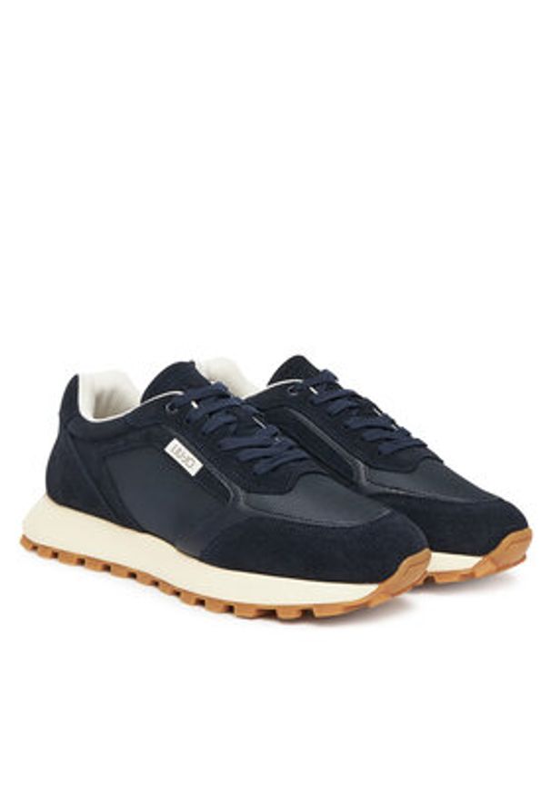 Liu Jo Sneakersy Running 02 7G5027 PX380 Granatowy. Kolor: niebieski. Materiał: zamsz, skóra. Sport: bieganie