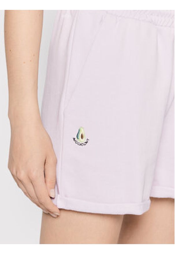 outhorn - Outhorn Szorty sportowe SKDD602 Fioletowy Regular Fit. Kolor: fioletowy. Materiał: syntetyk