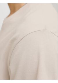 Jack & Jones T-Shirt Frank 12288092 Beżowy Relaxed Fit. Kolor: beżowy. Materiał: bawełna #8