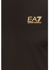 EA7 Emporio Armani t-shirt bawełniany 8NPT51.PJM9Z kolor czarny z nadrukiem. Kolor: czarny. Materiał: bawełna. Wzór: nadruk #5