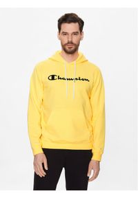 Champion Bluza 218528 Żółty Regular Fit. Kolor: żółty. Materiał: bawełna
