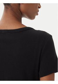 TOMMY HILFIGER - Tommy Hilfiger T-Shirt WW0WW49250 Czarny Slim Fit. Kolor: czarny. Materiał: bawełna #4