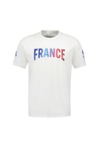 Koszulka Le Coq Sportif Paris 2024 N°1. Kolor: biały. Materiał: bawełna