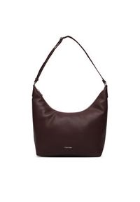 Calvin Klein Torebka LV04F3891G Bordowy. Kolor: czerwony. Materiał: skórzane #2