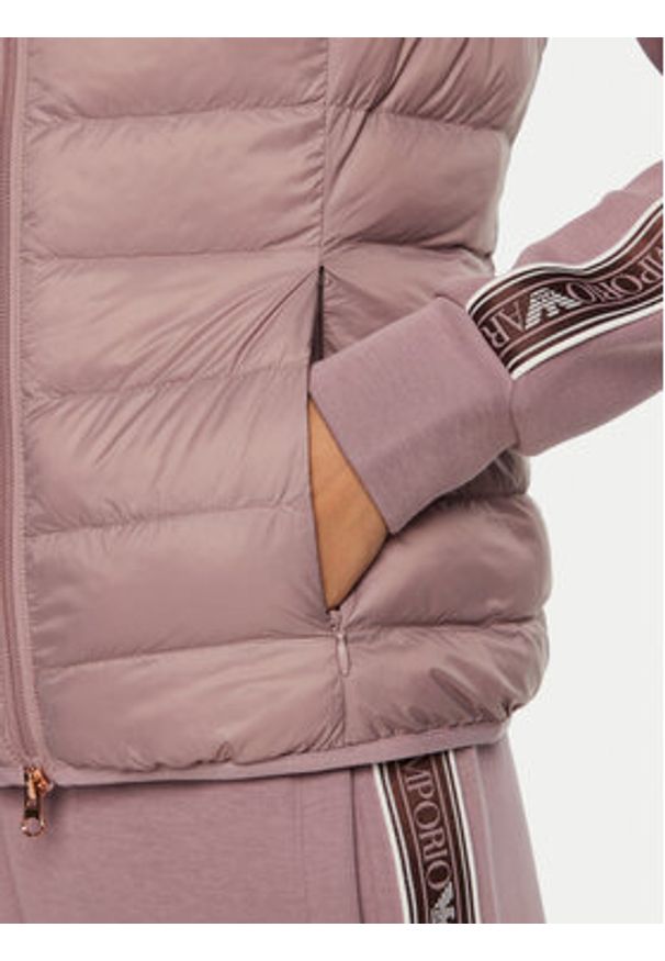 EA7 Emporio Armani Bezrękawnik 6DTQ06 TNGPZ 0341 Różowy Regular Fit. Kolor: różowy. Materiał: syntetyk. Długość rękawa: bez rękawów