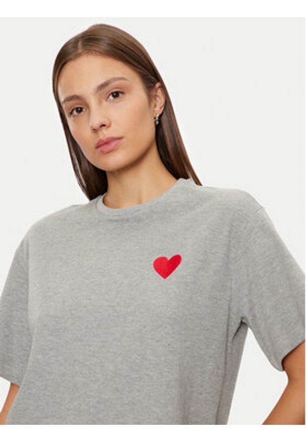 Vero Moda T-Shirt Thilde 10329163 Szary Regular Fit. Kolor: szary. Materiał: bawełna, syntetyk
