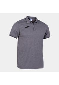 Koszulka polo tenisowa męska Joma Campus III. Typ kołnierza: polo. Kolor: szary. Sport: tenis #1