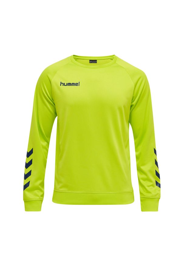 Bluza do piłki ręcznej dla dorosłych Hummel Promo Poly Sweatshirt. Kolor: zielony, żółty, wielokolorowy. Sport: piłka ręczna