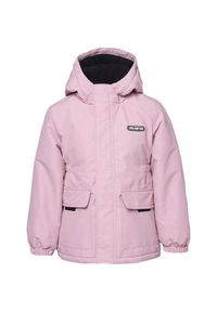 Iguana - Dziewczęca Kurtka Zimowa Bianka. Kolor: różowy. Sezon: zima. Sport: turystyka piesza #1