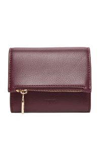 Tous - TOUS Portfel City 2002303021 Bordowy. Kolor: czerwony. Materiał: skóra #1