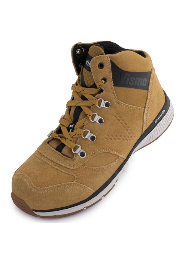 IMVISO - Glemo Fishmo S3 buty ochronne brązowe. Kolor: wielokolorowy. Materiał: nubuk, włókno, guma