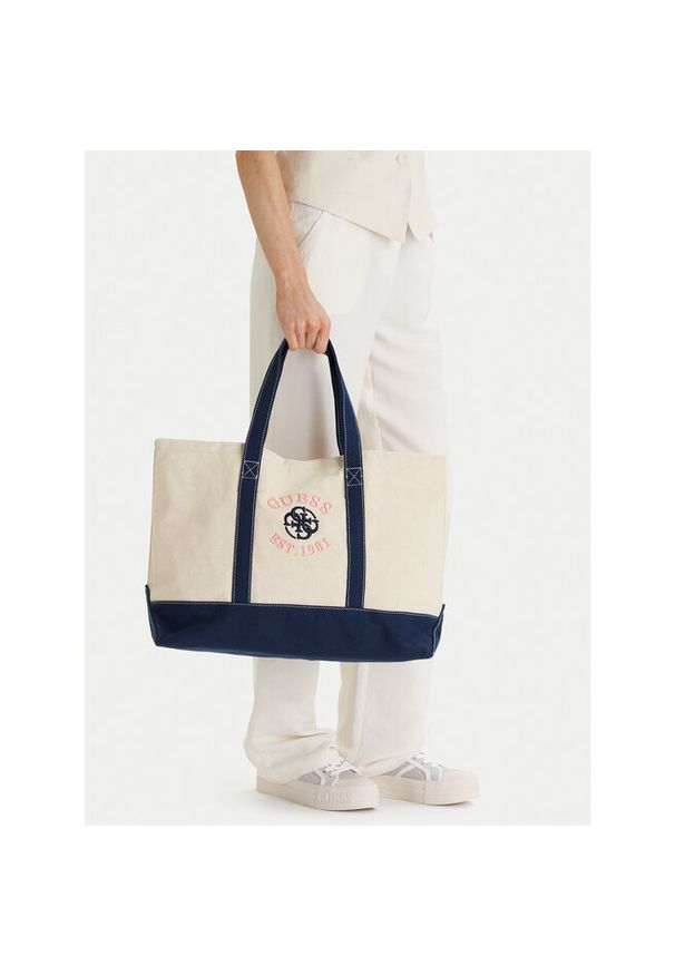 Torebka Guess. Kolor: beżowy