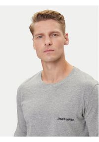 Jack & Jones Piżama Everest 12273632 Szary Standard Fit. Kolor: szary. Materiał: bawełna #7