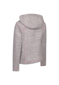 TRESPASS - Bluza Damska Shawna Fleece Z Pełnym Zamkiem Błyskawicznym. Kolor: różowy, biały, wielokolorowy. Sport: turystyka piesza