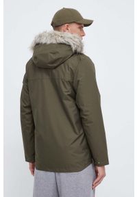Helly Hansen kurtka COASTAL 3.0 PARKA męska kolor zielony zimowa 53995. Kolor: zielony. Materiał: futro, puch, materiał, włókno. Długość: długie. Sezon: zima #8