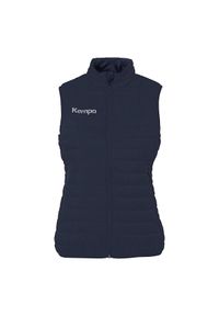 KEMPA - Damska kurtka bez rękawów Uhlsport Basic. Kolor: niebieski, czarny, wielokolorowy. Materiał: puch. Długość rękawa: bez rękawów. Styl: sportowy