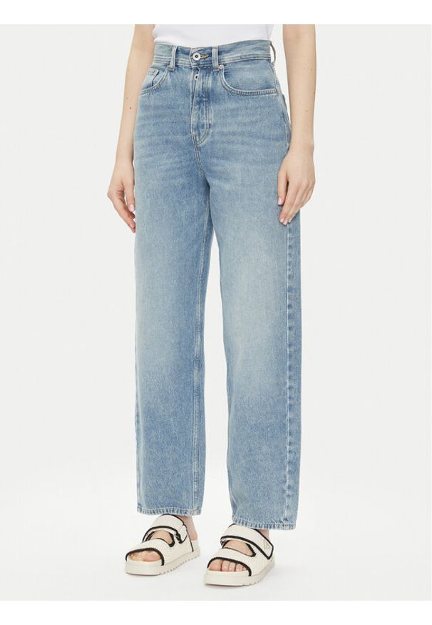 Pepe Jeans Jeansy PL204739 Niebieski Loose Fit. Kolor: niebieski