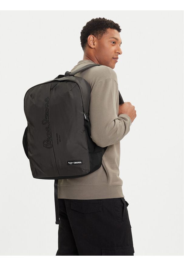 Pepe Jeans Plecak Devin Core PM0300001 Szary. Kolor: szary. Materiał: materiał