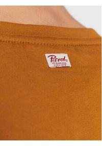 Petrol Industries T-Shirt M-3020-TSR602 Pomarańczowy Regular Fit. Kolor: pomarańczowy. Materiał: bawełna