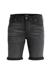 Krótki Jack & Jones Rick Fox dżins czarny. Kolor: czarny. Długość: krótkie. Sport: skateboard #1