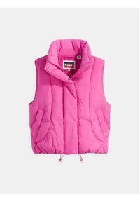 Levi's® Kamizelka Pillow Bubble A5874-0001 Różowy Regular Fit. Kolor: różowy. Materiał: syntetyk #6