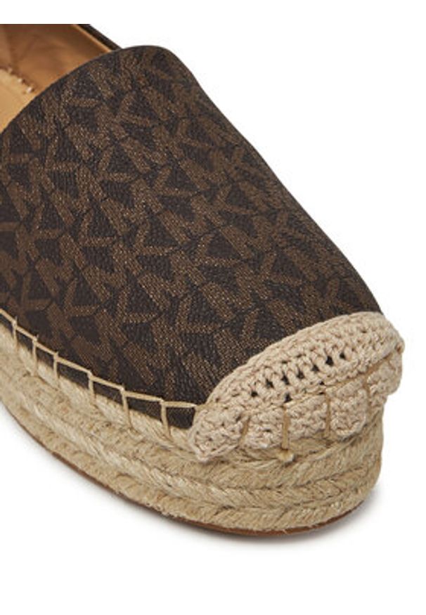 MICHAEL Michael Kors Espadryle Lynn 40S5LYFP1B Brązowy. Kolor: brązowy. Materiał: skóra