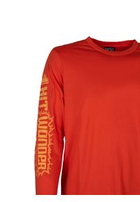Diesel Longsleeve "Just" | A067680GRAM | Mężczyzna | Pomarańczowy. Kolor: pomarańczowy. Materiał: poliester, bawełna. Długość rękawa: długi rękaw. Długość: długie. Wzór: jednolity, nadruk. Styl: elegancki #2