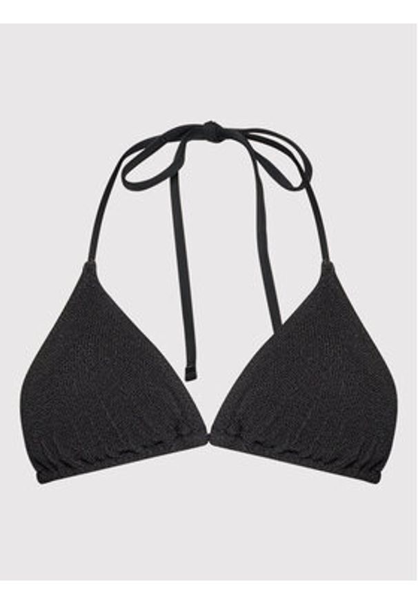 Pieces Góra od bikini Vivian 17121208 Czarny. Kolor: czarny. Materiał: syntetyk