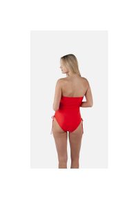 Damski kostium kąpielowy 1-częściowy Barts Kelli Bandeau. Kolor: czerwony