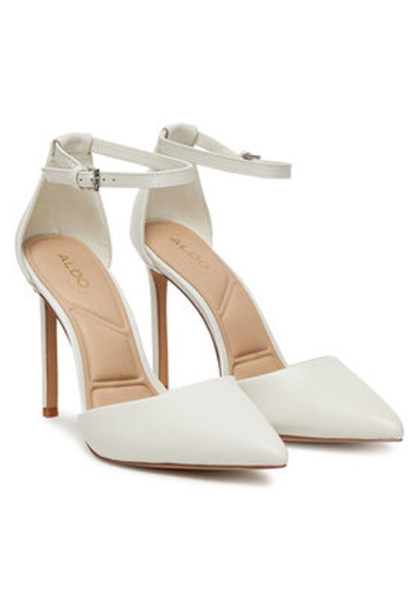 Aldo Szpilki Derperla 13918796 Biały. Kolor: biały. Materiał: skóra. Obcas: na szpilce