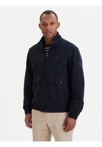 TOMMY HILFIGER - Tommy Hilfiger Kurtka przejściowa Harrington MW0MW42507 Niebieski Regular Fit. Kolor: niebieski. Materiał: bawełna #1