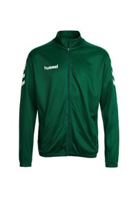 Bluza piłkarska dla dzieci Hummel Core Kids Poly Jacket. Kolor: biały, wielokolorowy, zielony. Sport: piłka nożna