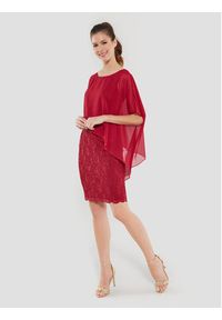 Swing Sukienka koktajlowa 77760410 Czerwony Regular Fit. Kolor: czerwony. Materiał: syntetyk. Styl: wizytowy #3